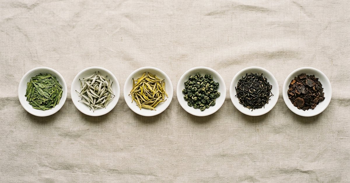 The Six Families of Chinese Tea: A Beginner's Guide
